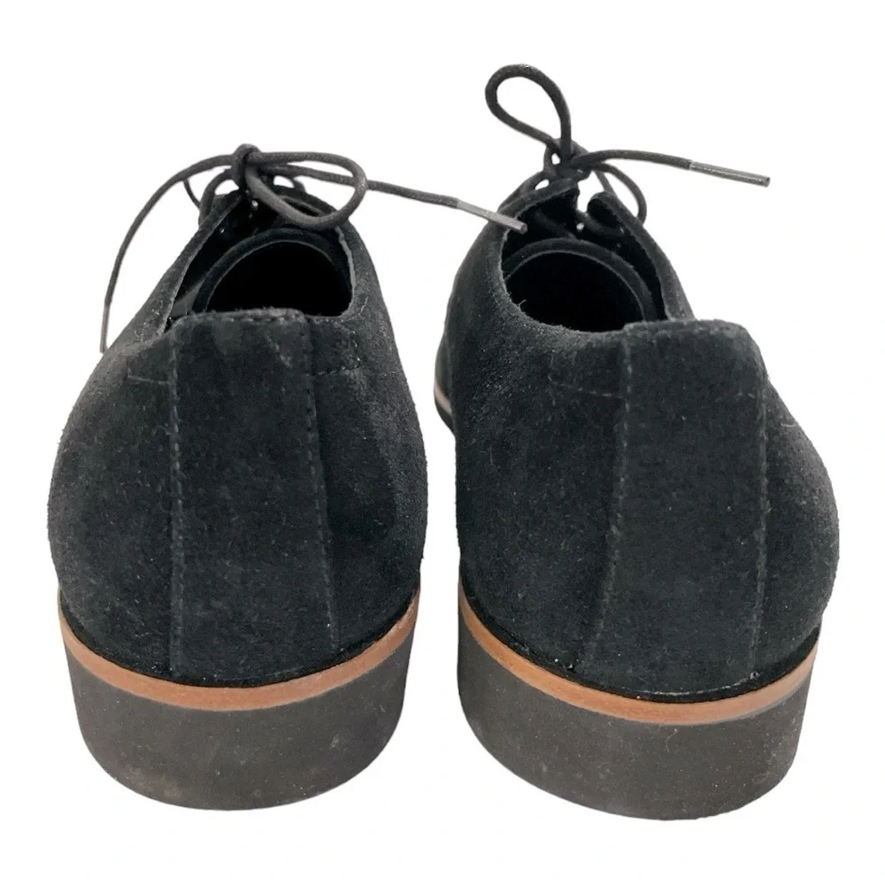 Calvin Klein Men's Faustino Calf Suede Oxfords Black Size 8